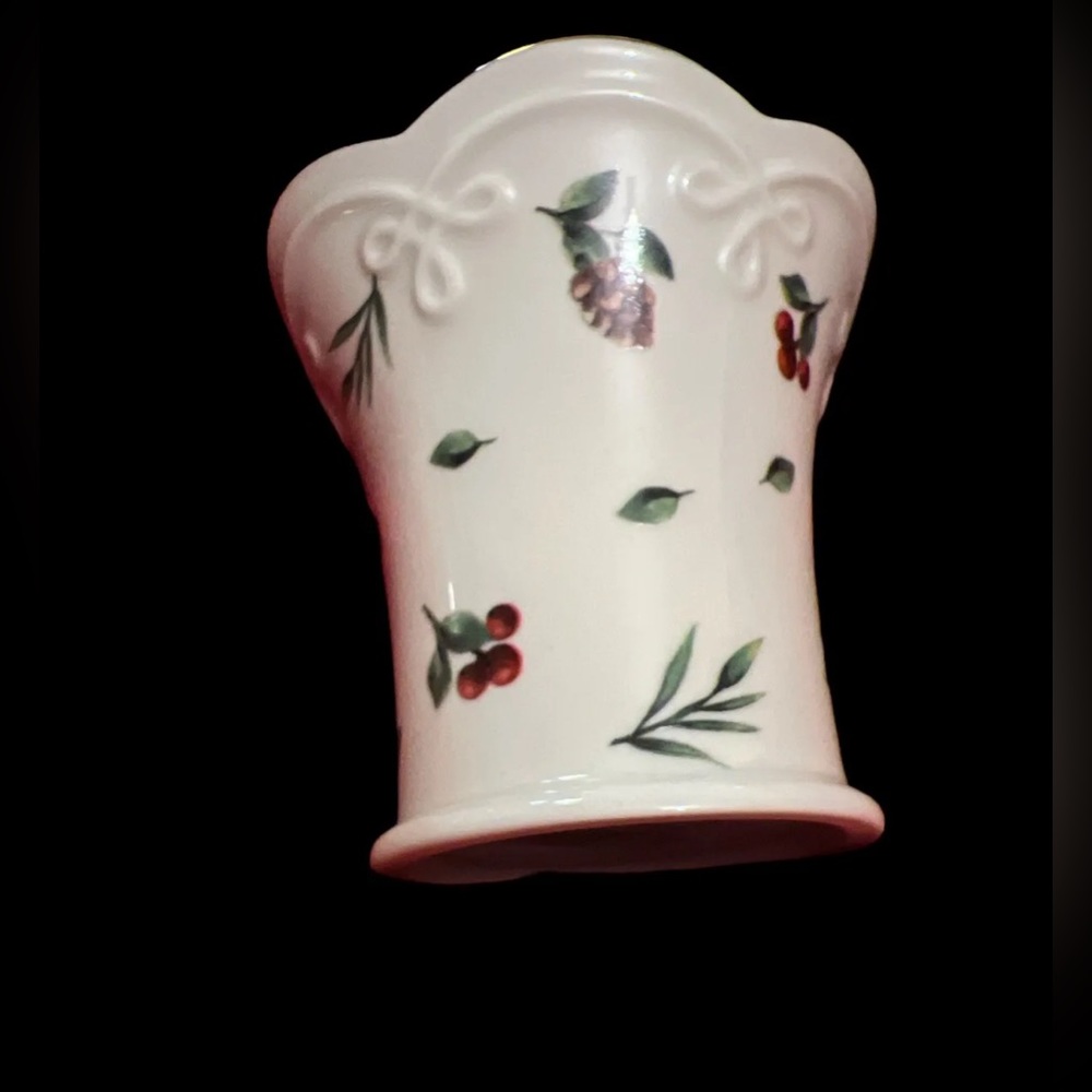 Set of 3 Lenox Williamsburg Boxwood and Pine  3”Votive Candle Holders ~ NIB - Picture 3 of 5